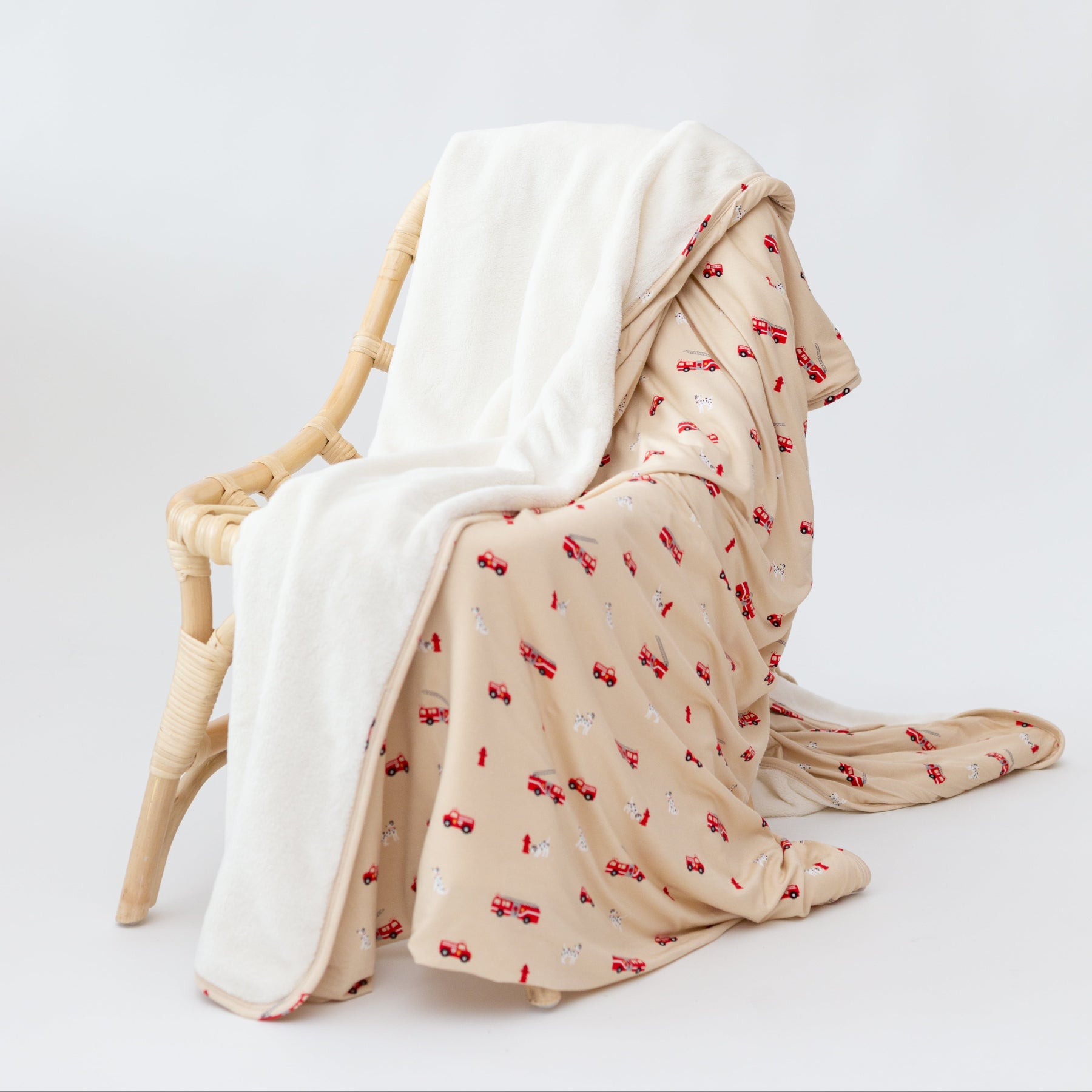 Firetrucks Youth Blanket