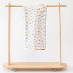 Butterflies Small Ribbed Toddler Blanket