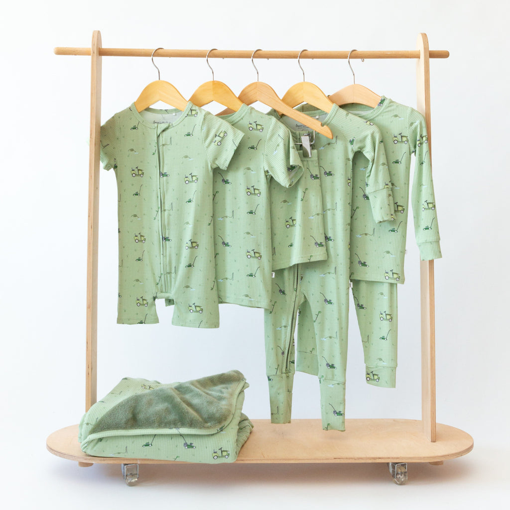 Lawn Mowers Small Ribbed Two-Piece Set