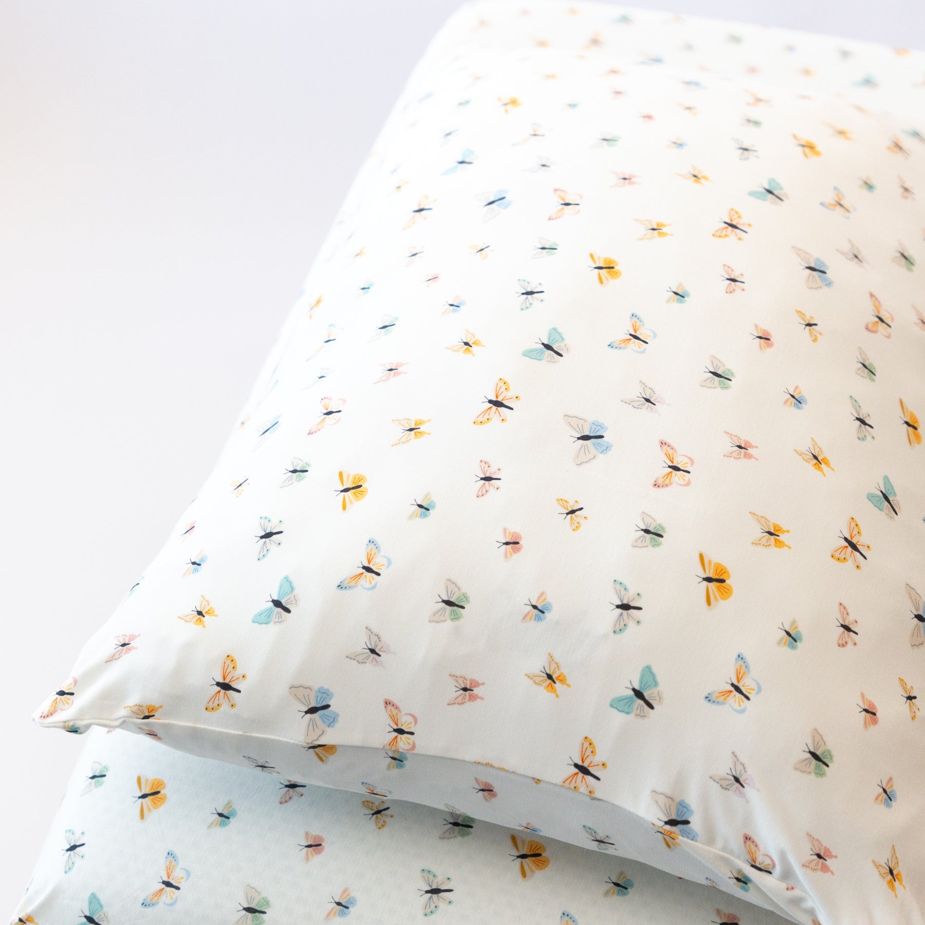Butterflies Twin Sheet With Pillow Case