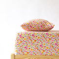 Summer Blooms Twin Sheet With Pillow Case