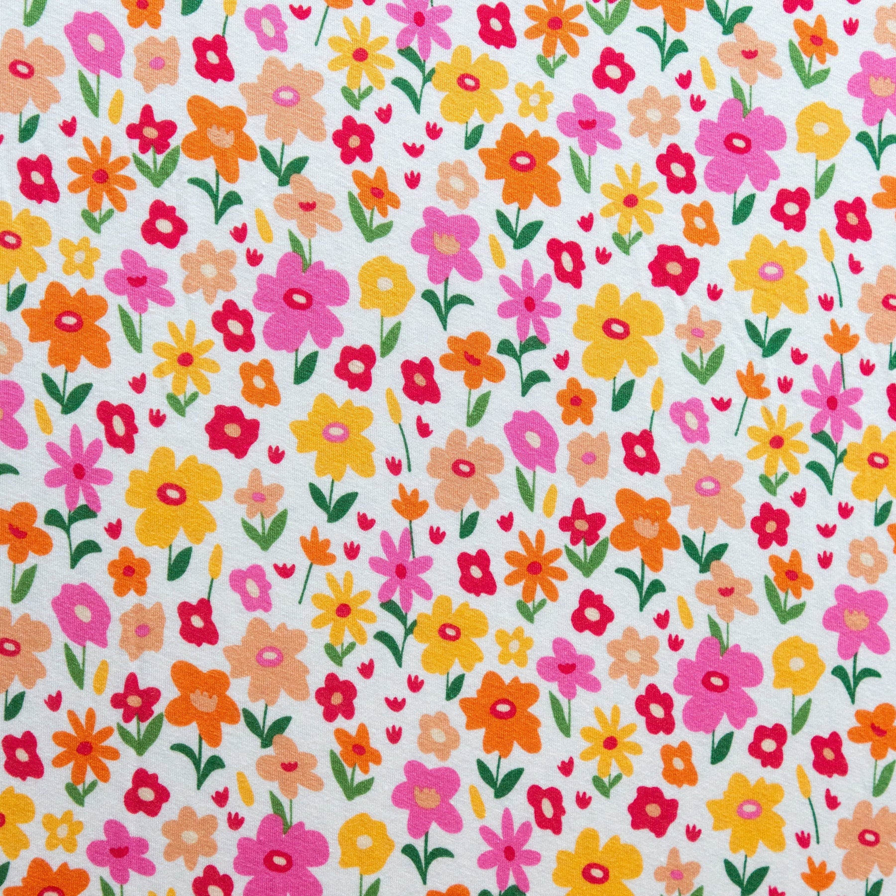 Summer Blooms Twin Sheet With Pillow Case