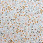 Whimsical Floral Twin Sheet With Pillow Case