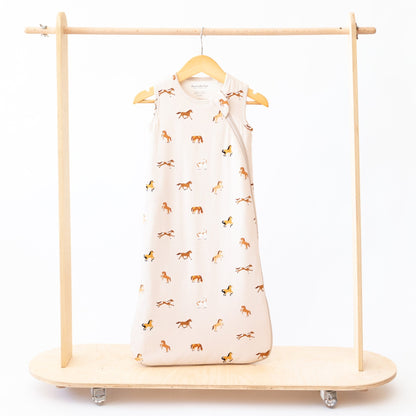 Horses Sleep Sack & Zip Romper Set