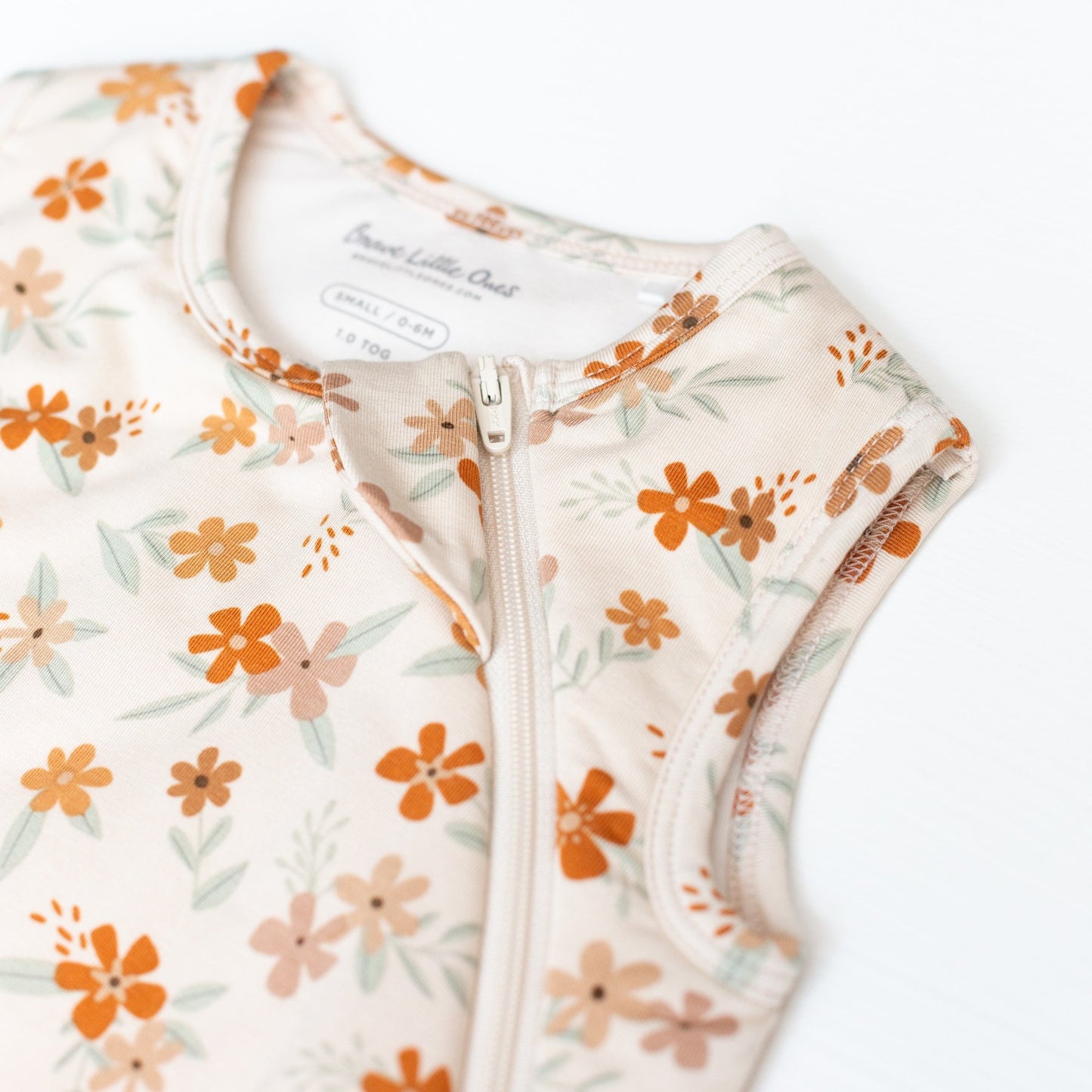 Autumn Floral Sleep Sack & Zip Romper Set