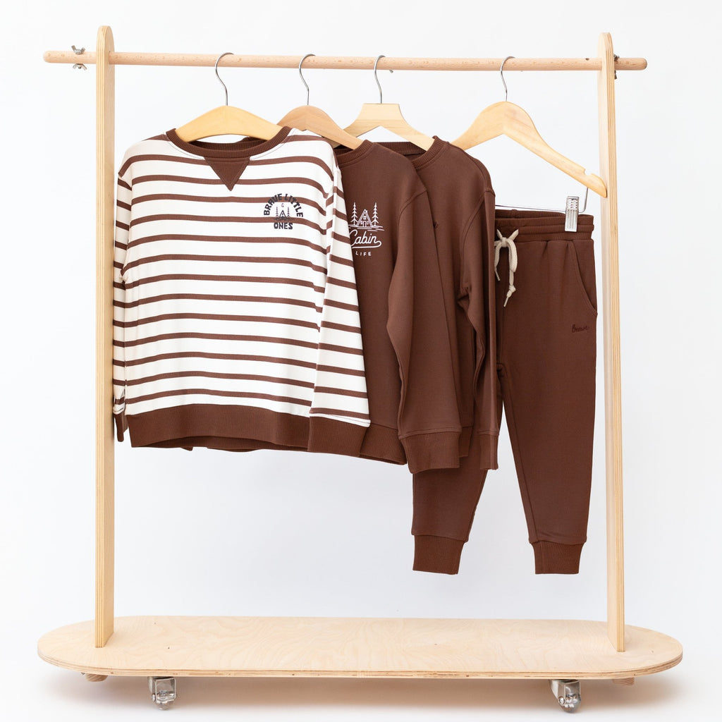 Pinecone Brave Solid Bamboo French Terry Pullover