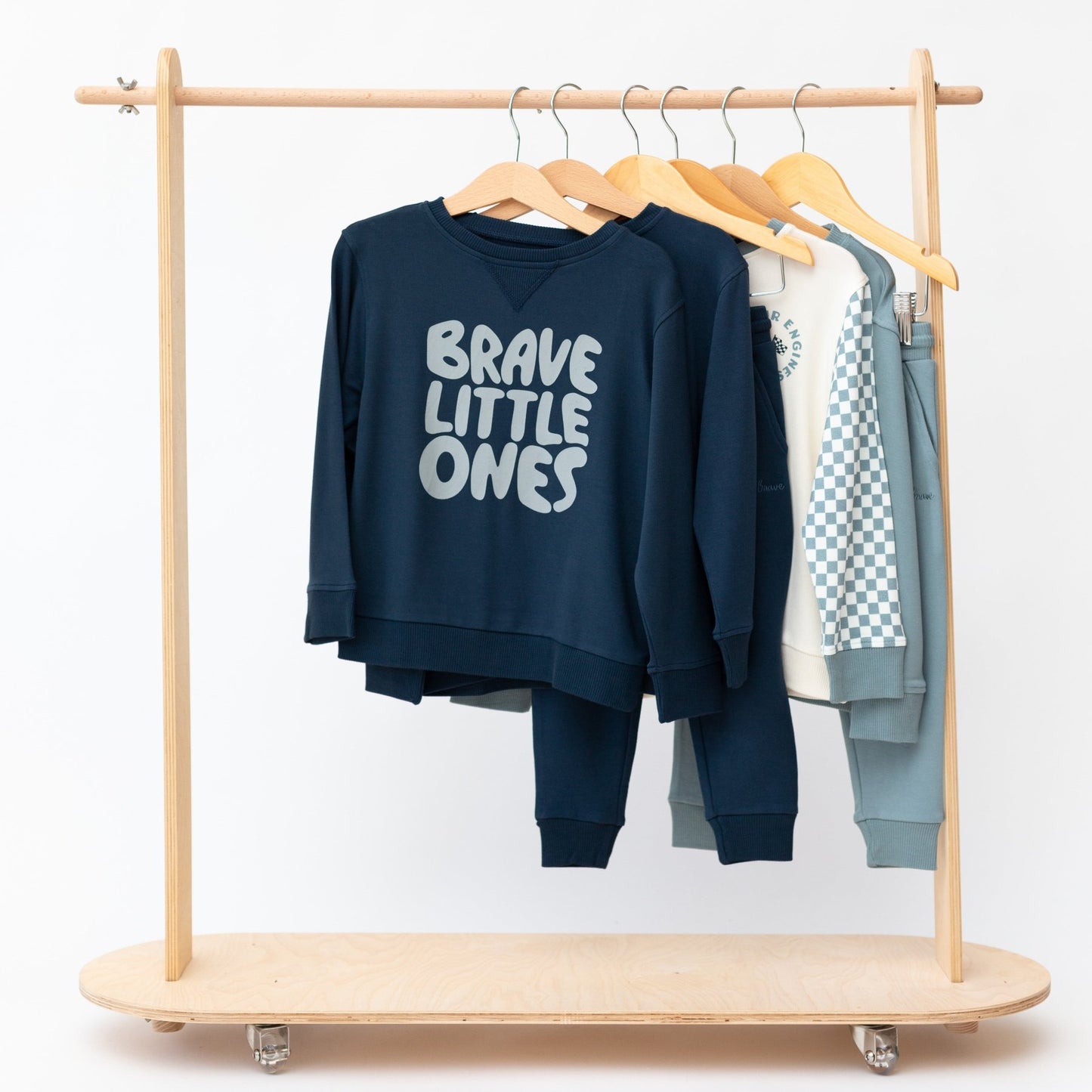 Brave Little Ones Navy Bamboo French Terry Pullover & Jogger Set