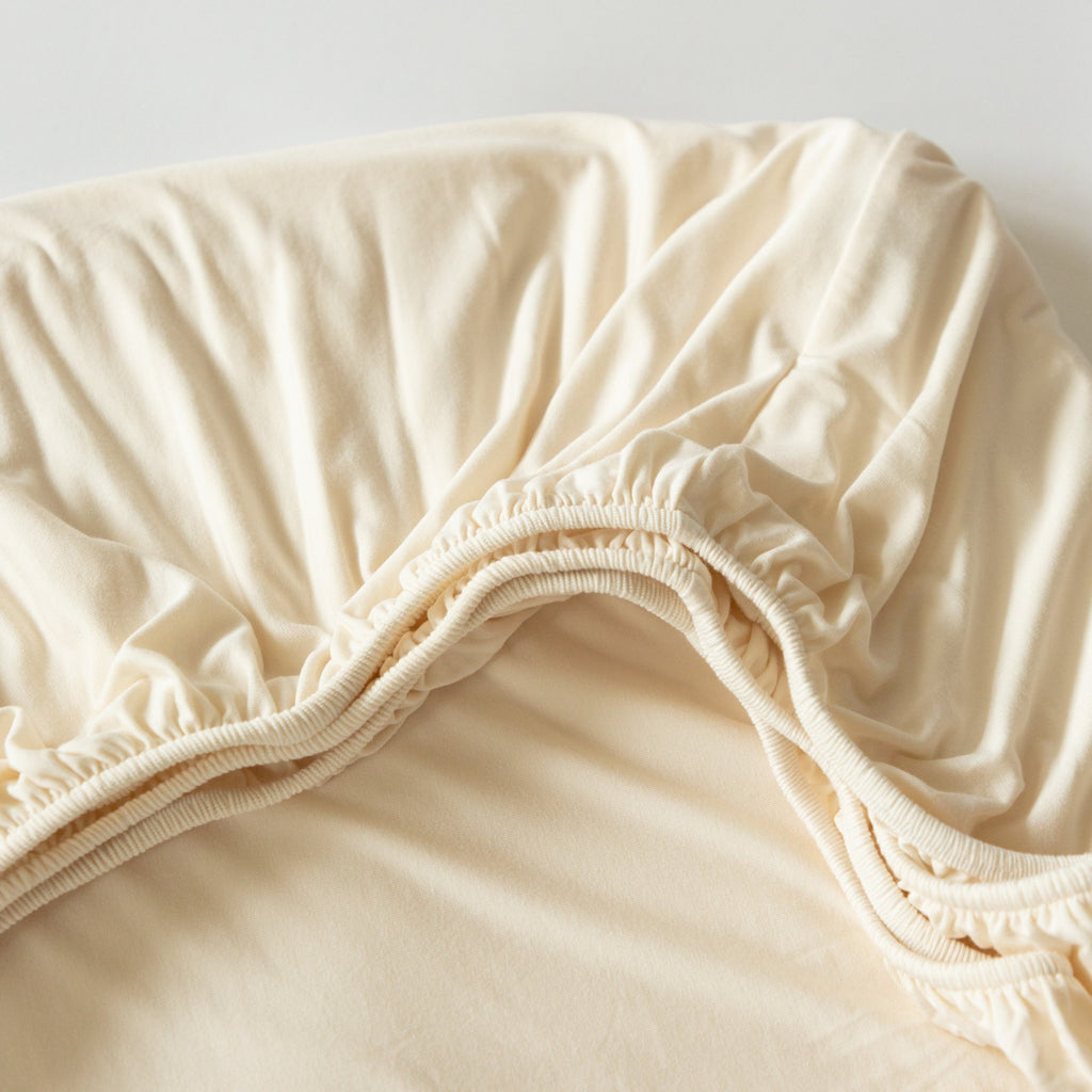 Cream Crib Sheet