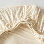 Cream Crib Sheet