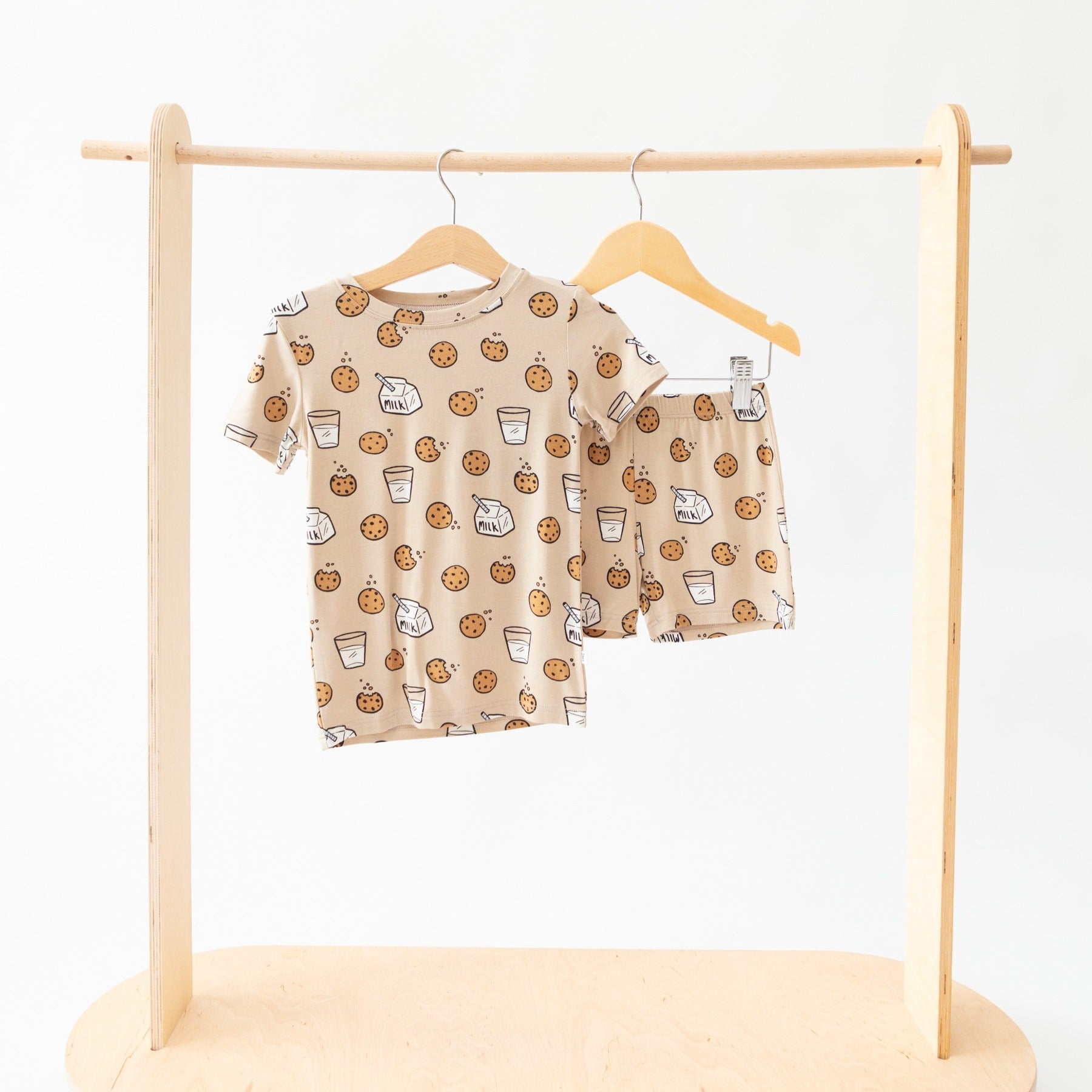 Cookies and Milk Shorts Two-Piece Set