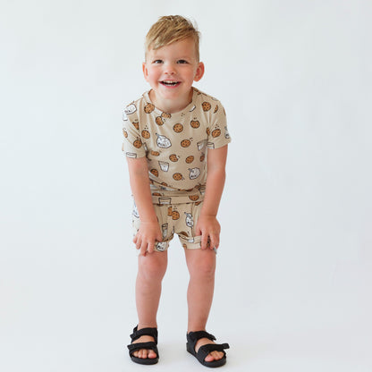 Cookies and Milk Shorts Two-Piece Set