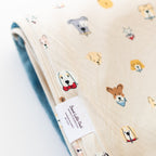 Dogs Cream Youth Blanket