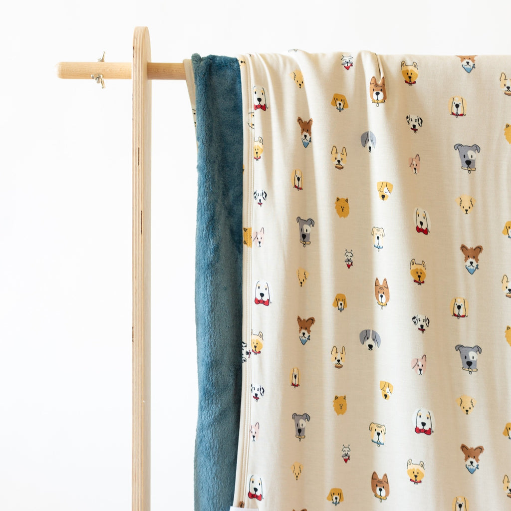 Dogs Cream Youth Blanket