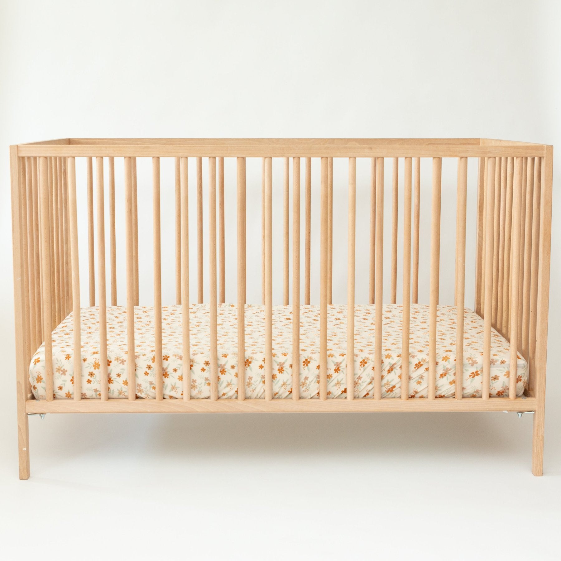 Autumn Floral Crib Sheet