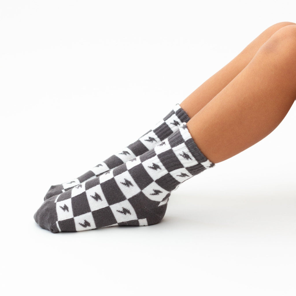 Black & Dark Charcoal Socks 3 Pack