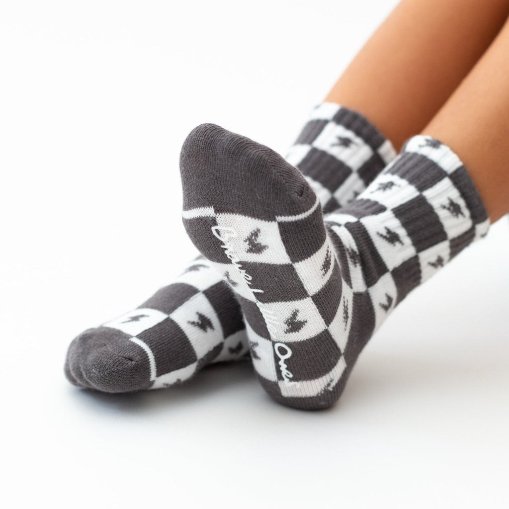 Black & Dark Charcoal Socks 3 Pack