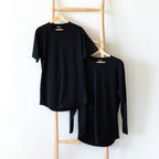 Jet Black Men's Long Sleeve Shirt