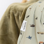Military Small Ribbed Toddler Blanket