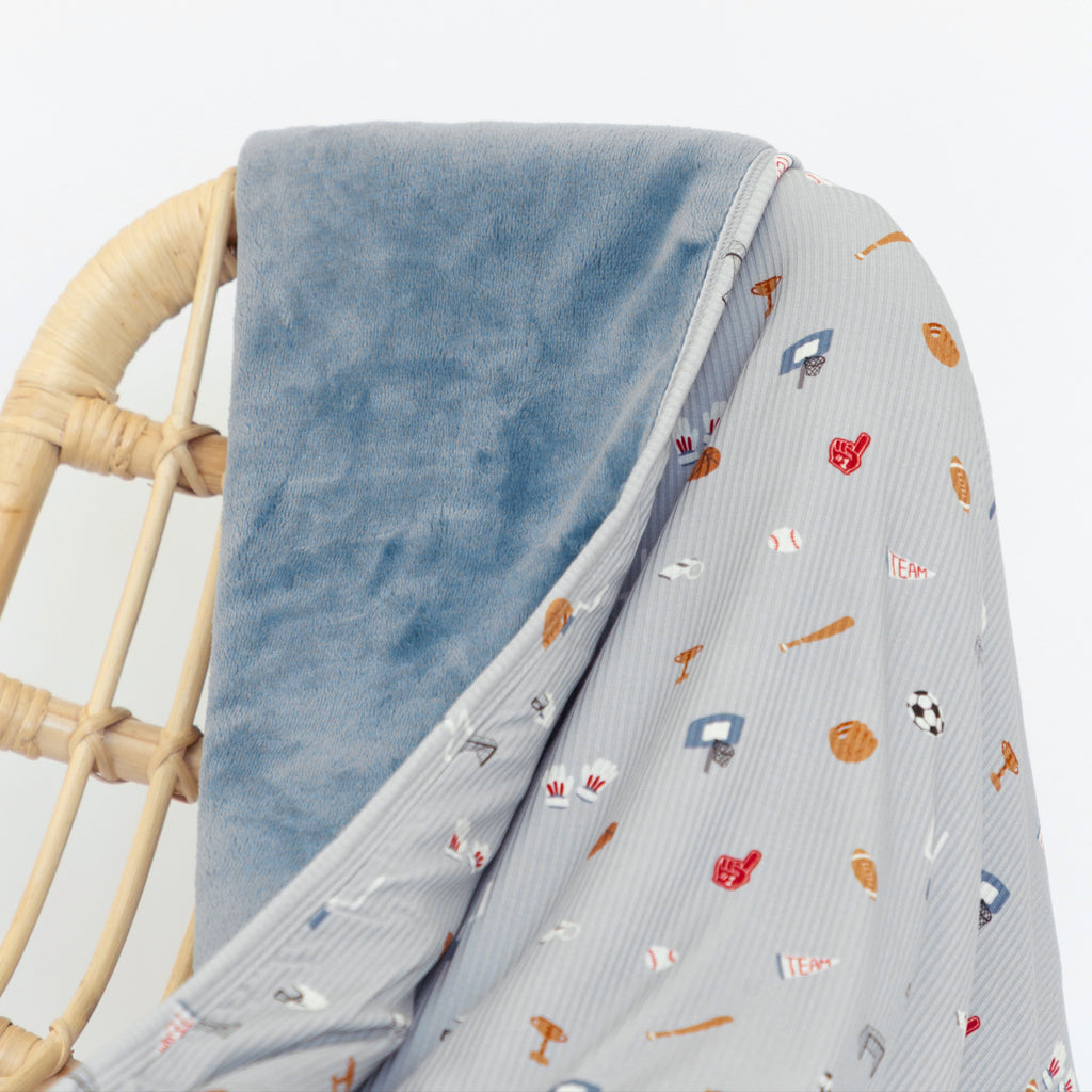 Sports Zone Small Ribbed Youth Blanket