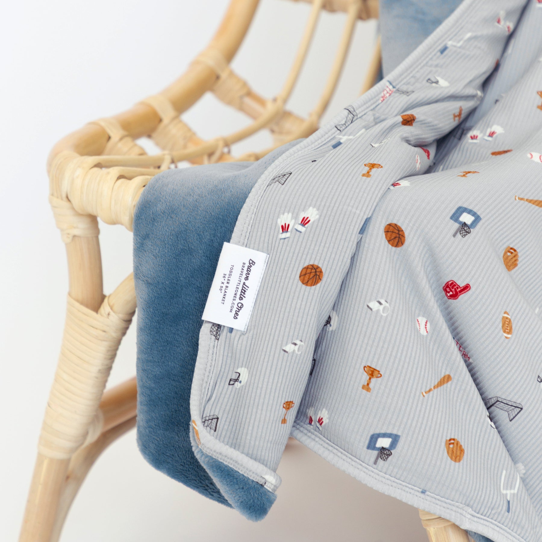 Sports Zone Small Ribbed Youth Blanket