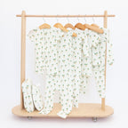 Island Palm Trees Small Ribbed Harem Romper