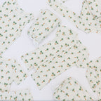 Island Palm Trees Small Ribbed Summer Zip Romper