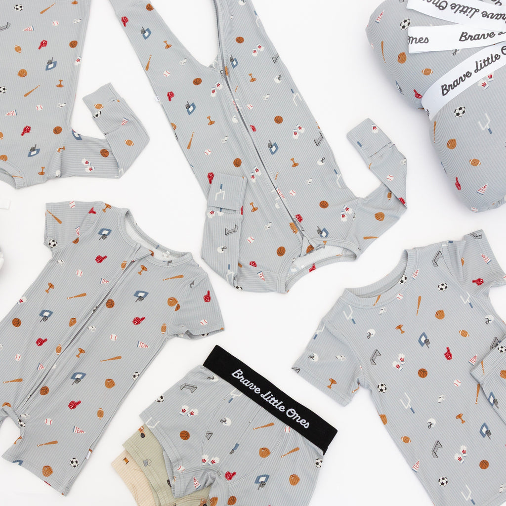 Sports Zone Small Ribbed Two-Piece Set