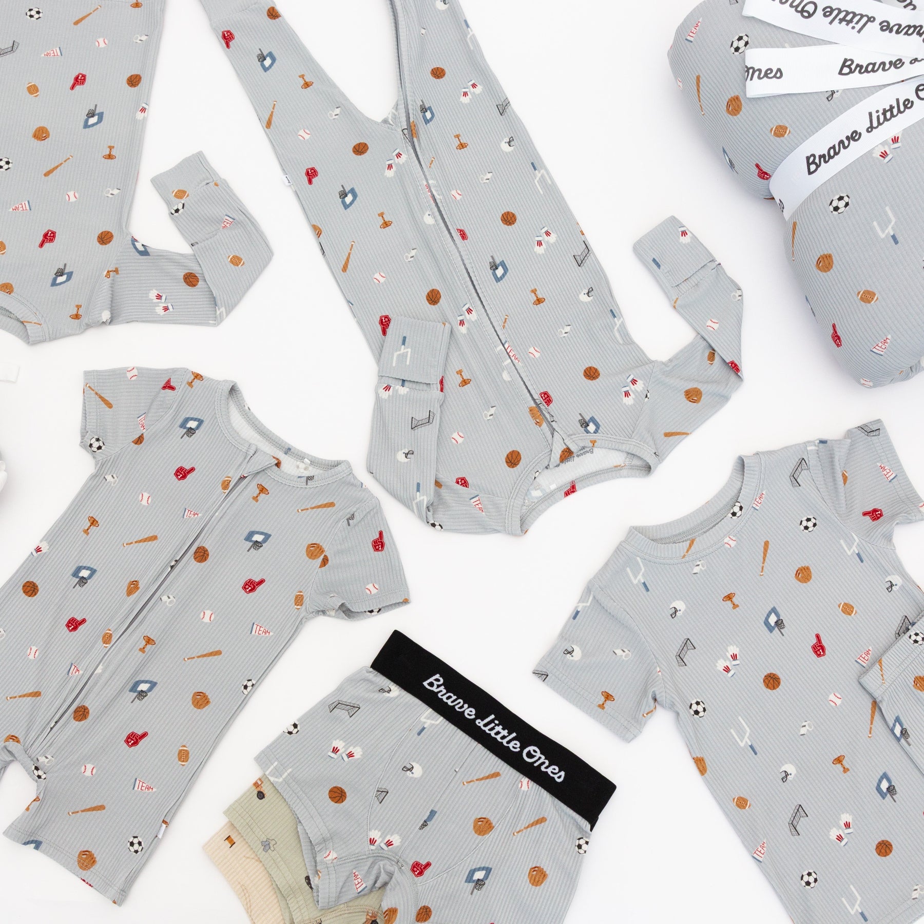 Sports Zone Small Ribbed Two-Piece Set