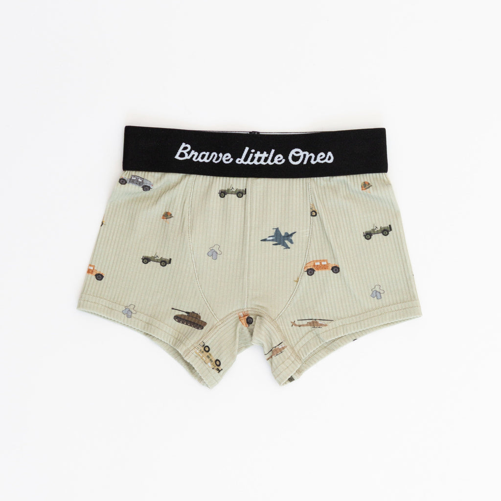 Military, Construction and Firetrucks Boxer Brief 3 pack