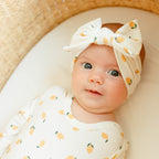 Lemons Small Ribbed Bow