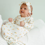 Lemons Small Ribbed Bow