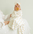 Lemons Small Ribbed Bow