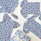 Vintage Cherries Small Ribbed Bow