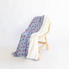 Vintage Cherries Small Ribbed Youth Blanket