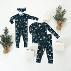 Snowy Village Small Ribbed Two-Piece Set