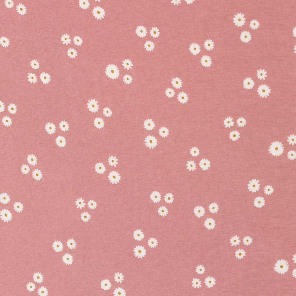 Mauve Blooms Crib Sheet