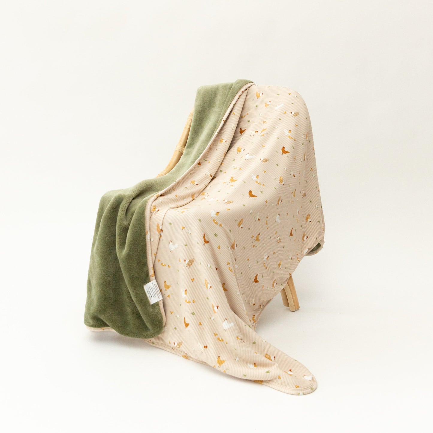 Chickens Small Ribbed Adult Blanket