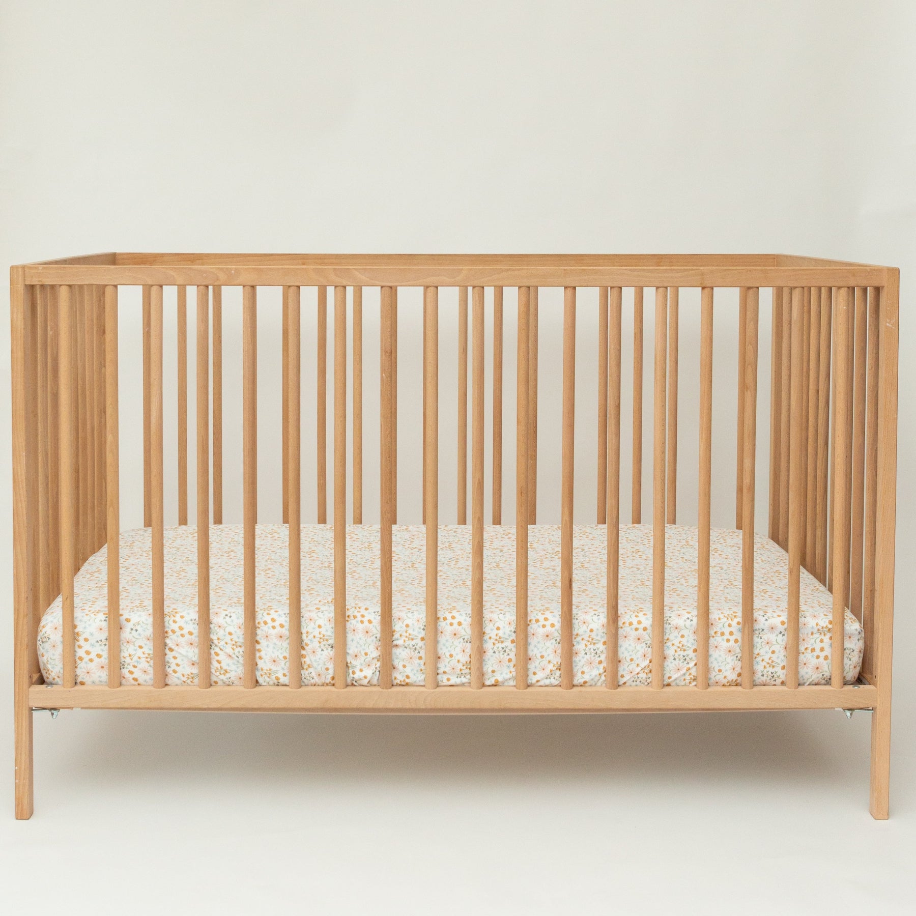 Whimsical Floral Crib Sheet