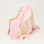 Big Daisies Small Ribbed Toddler Blanket