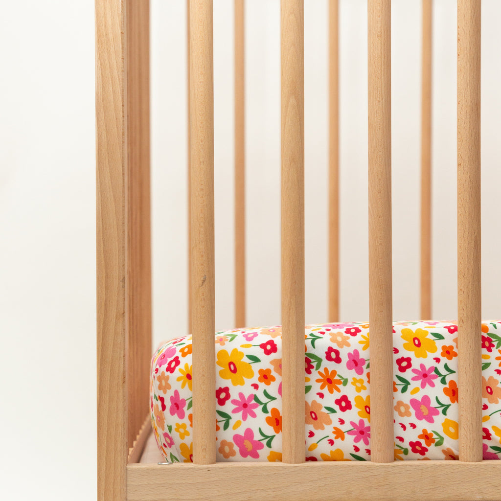 Summer Blooms Crib Sheet
