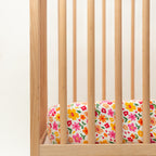 Summer Blooms Crib Sheet