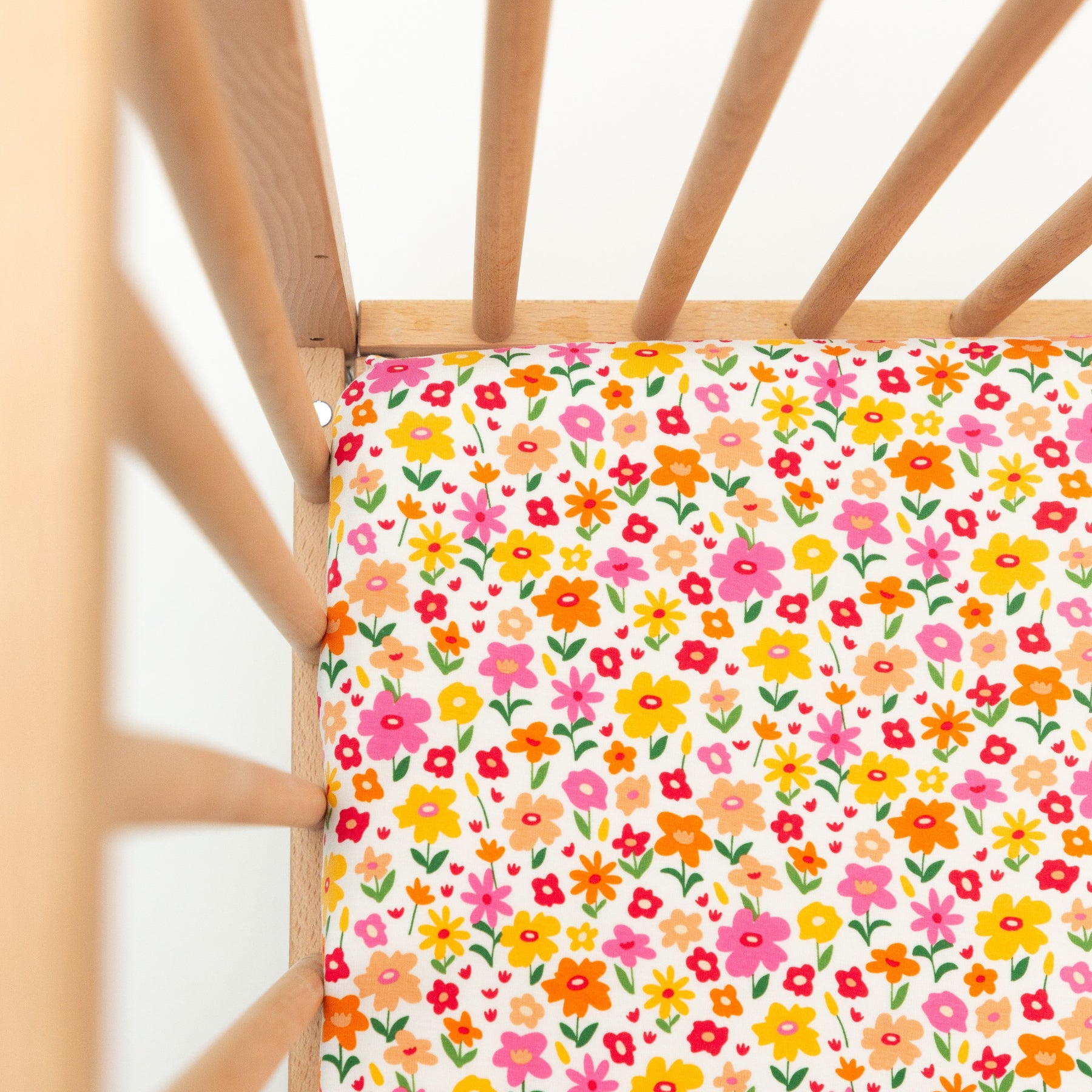 Summer Blooms Crib Sheet