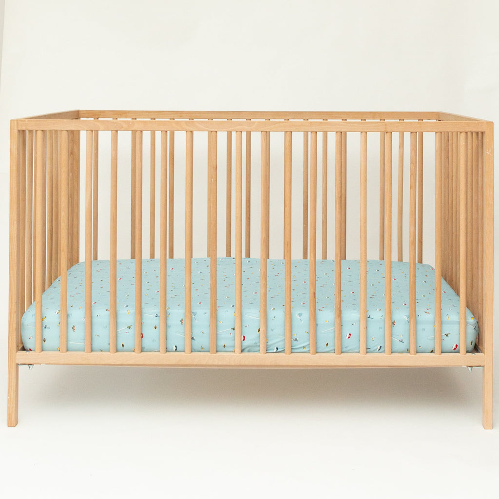 Gone Fishing Crib Sheet