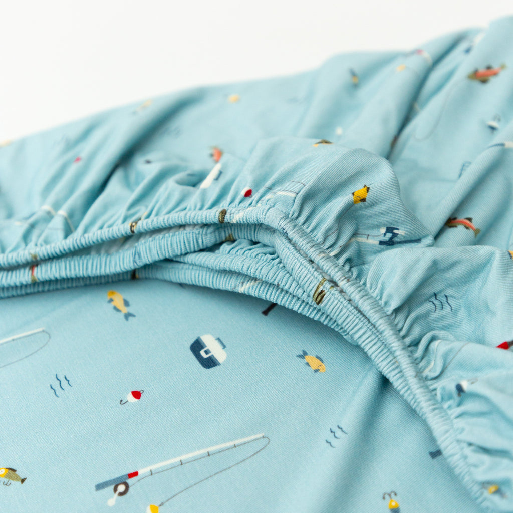 Gone Fishing Twin Sheet With Pillow Case