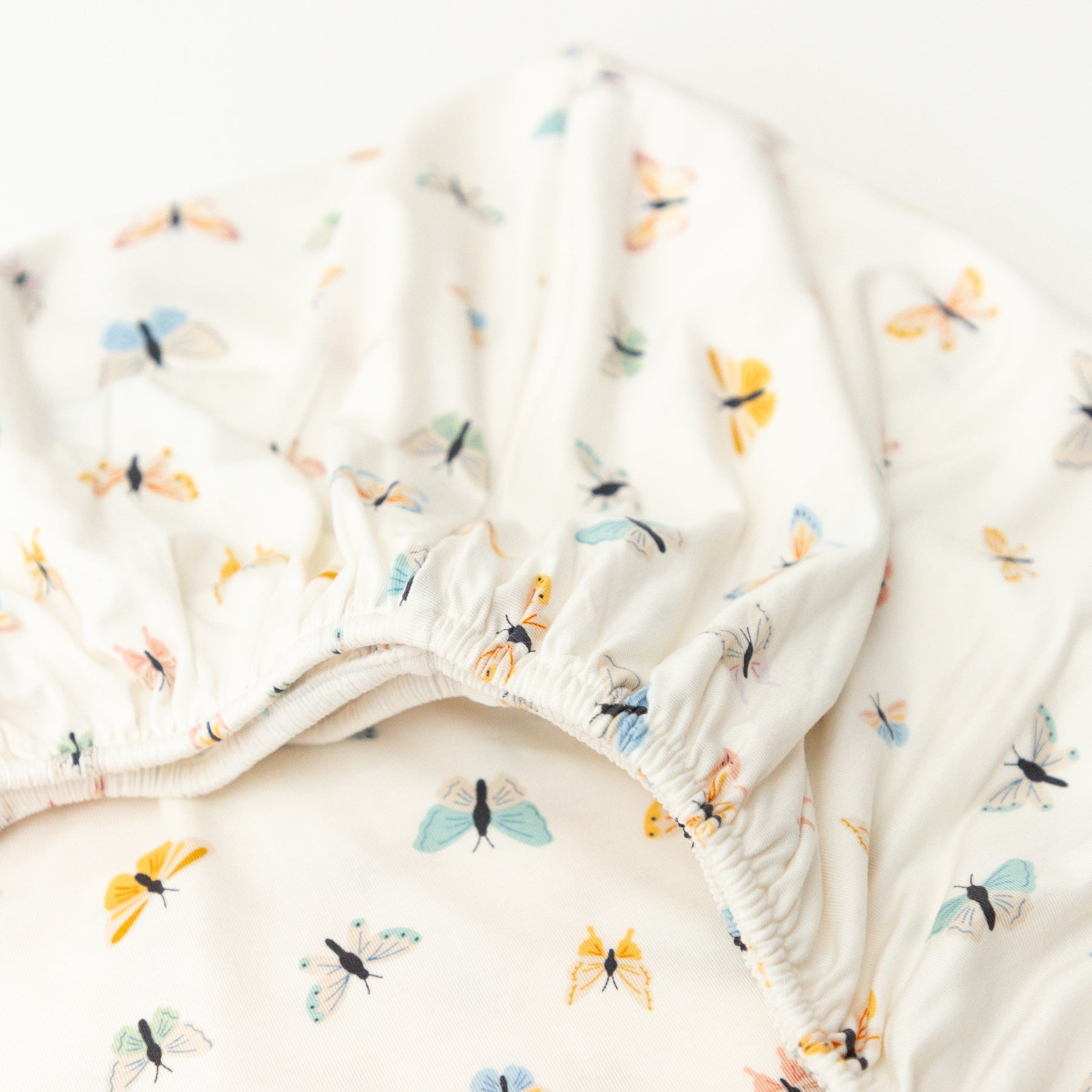 Butterflies Twin Sheet With Pillow Case