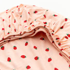 Strawberries Twin Sheet With Pillow Case