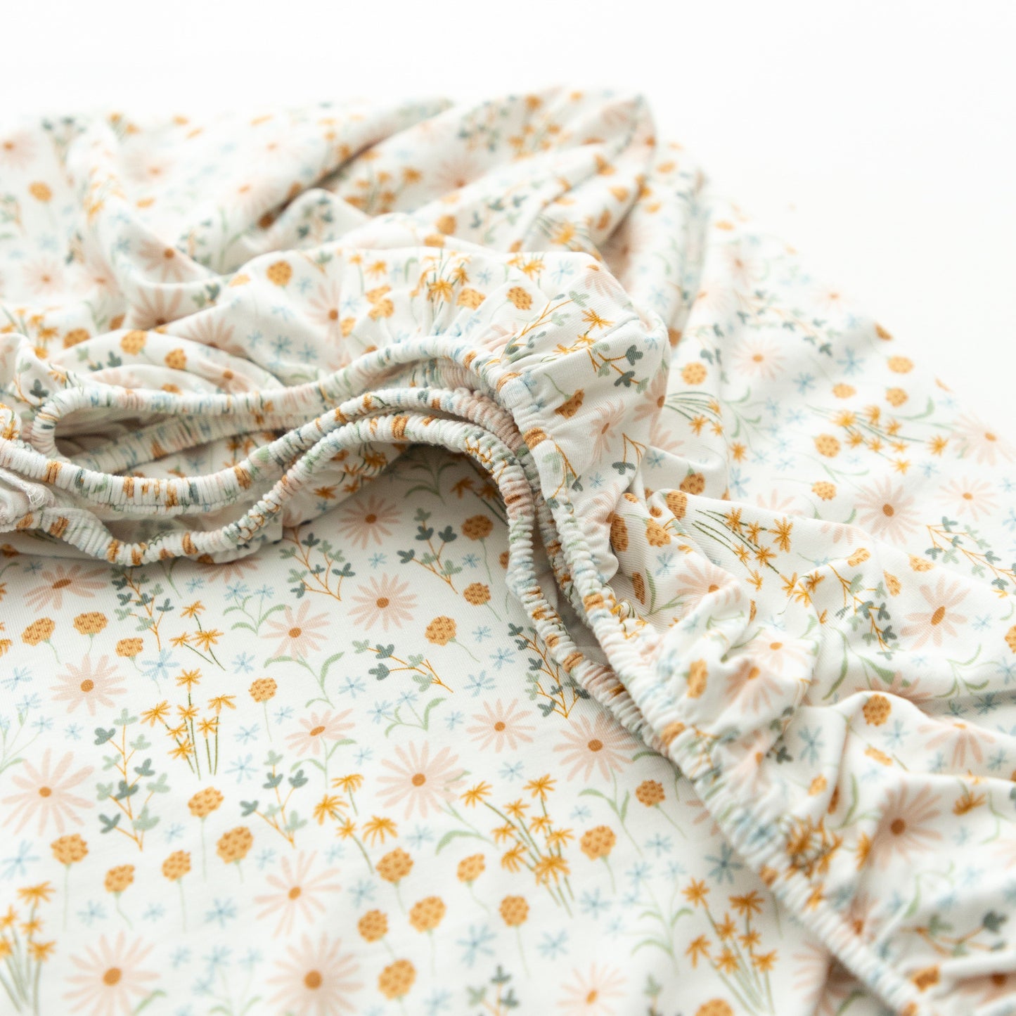 Whimsical Floral Crib Sheet