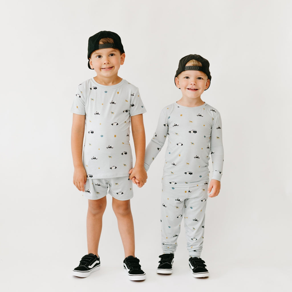 Police Shorts Two-Piece Set