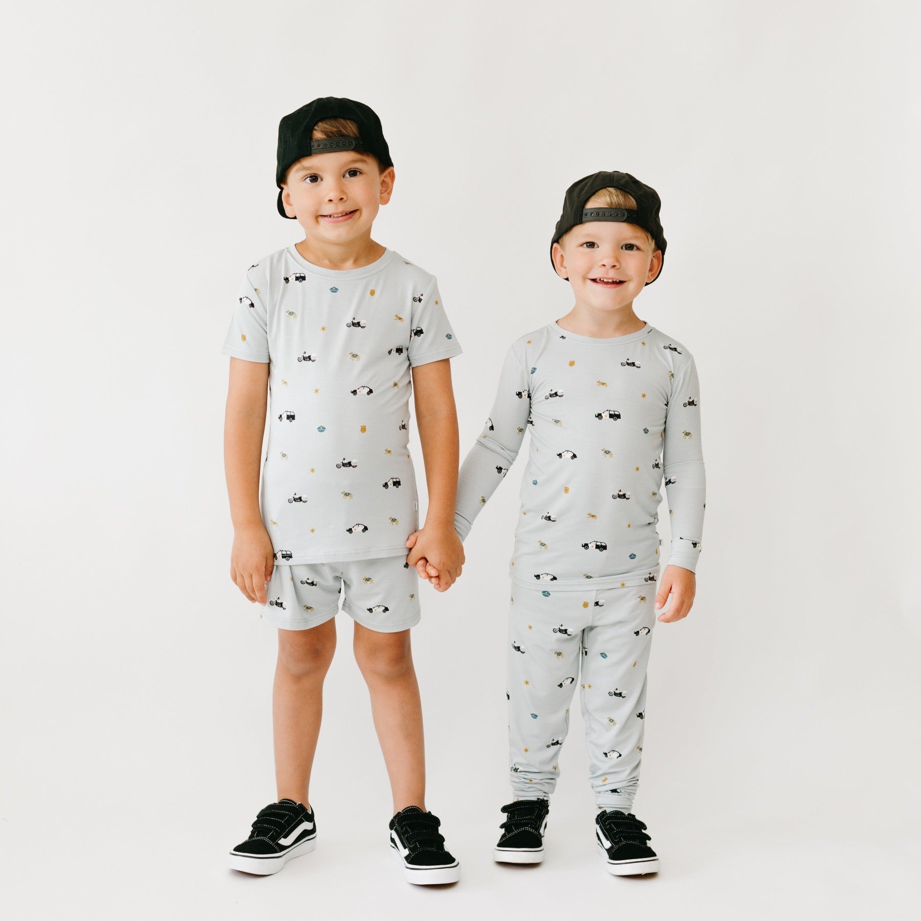 Police Shorts Two-Piece Set