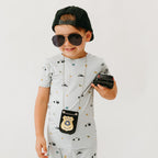 Police Shorts Two-Piece Set